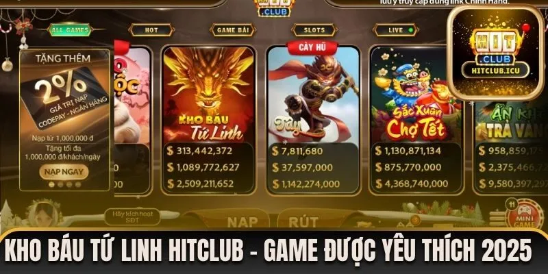 kho báu tứ linh hitclub