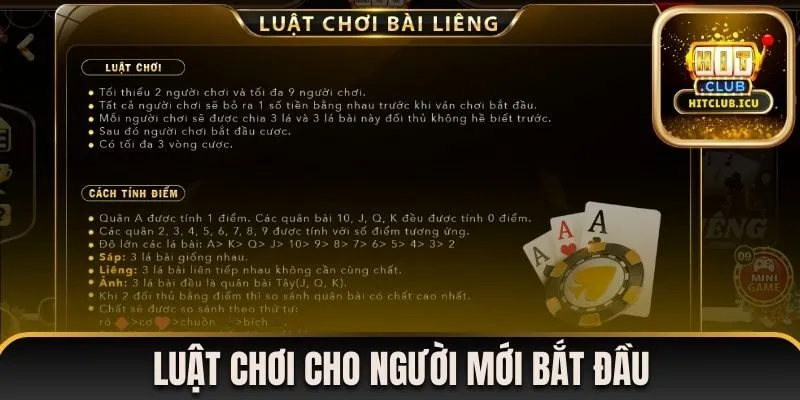 Luật chơi cho người mới bắt đầu