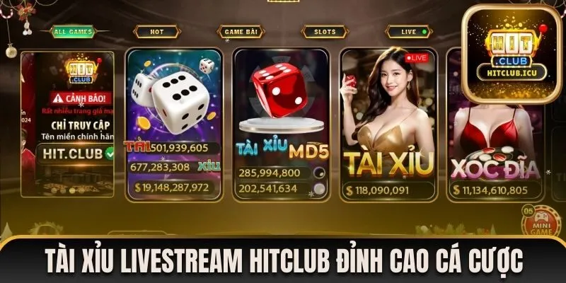 tài xỉu livestream hitclub